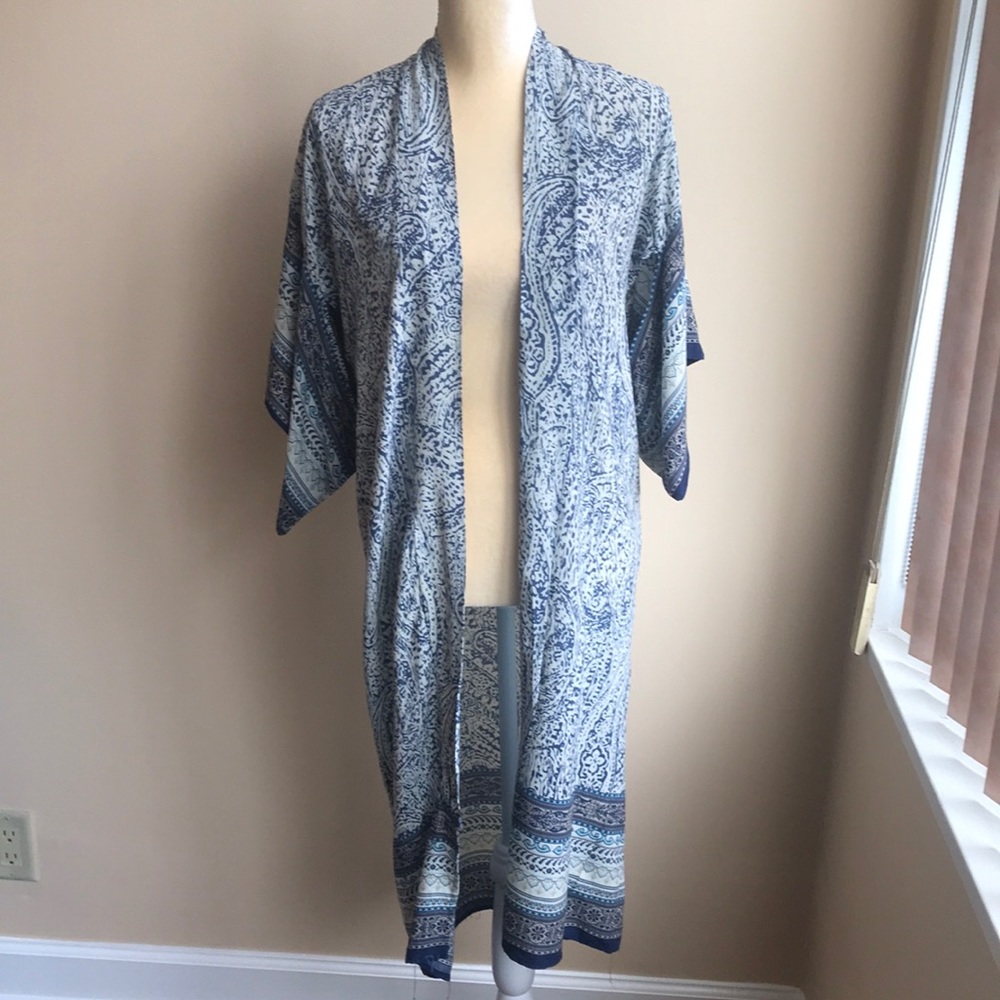 Elodie Anthropologie boho kimono Sz L